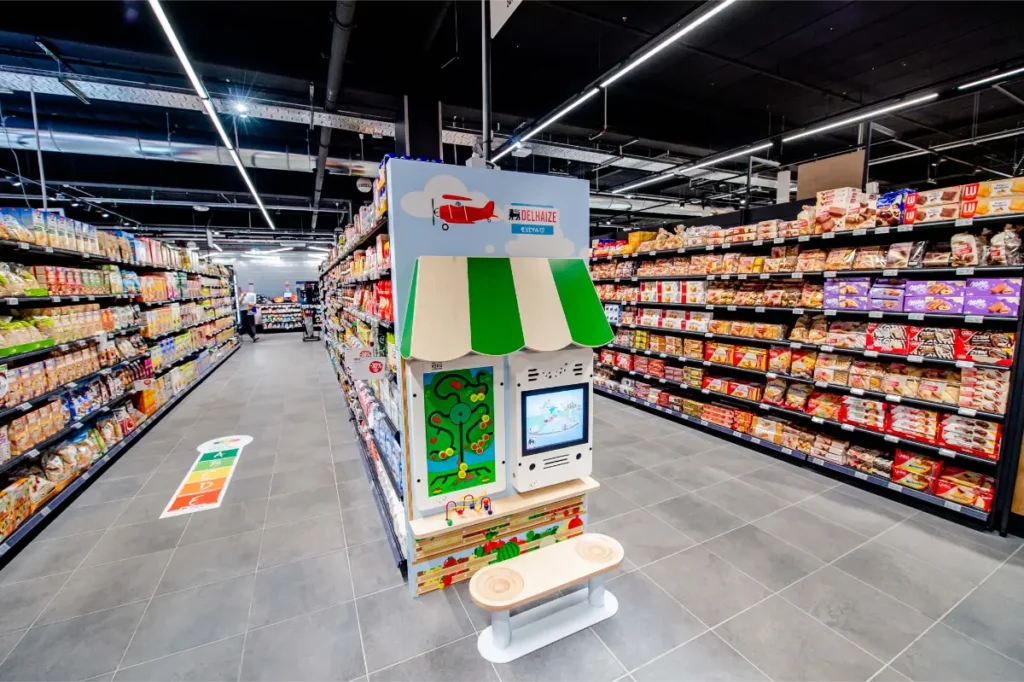 Delhaize laat klanten ontsnappen aan eindejaarsdrukte